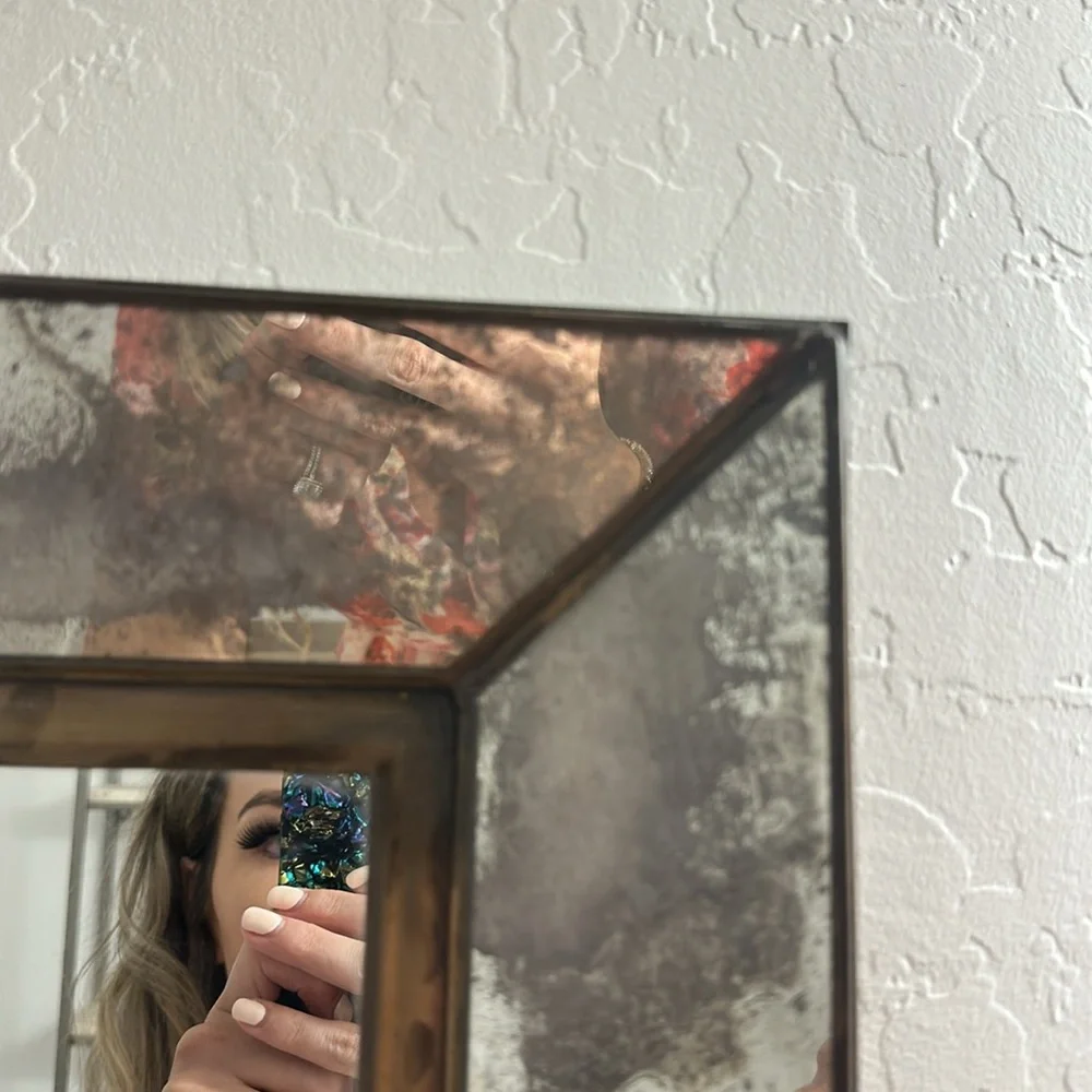Stunning crate and barrel mirror